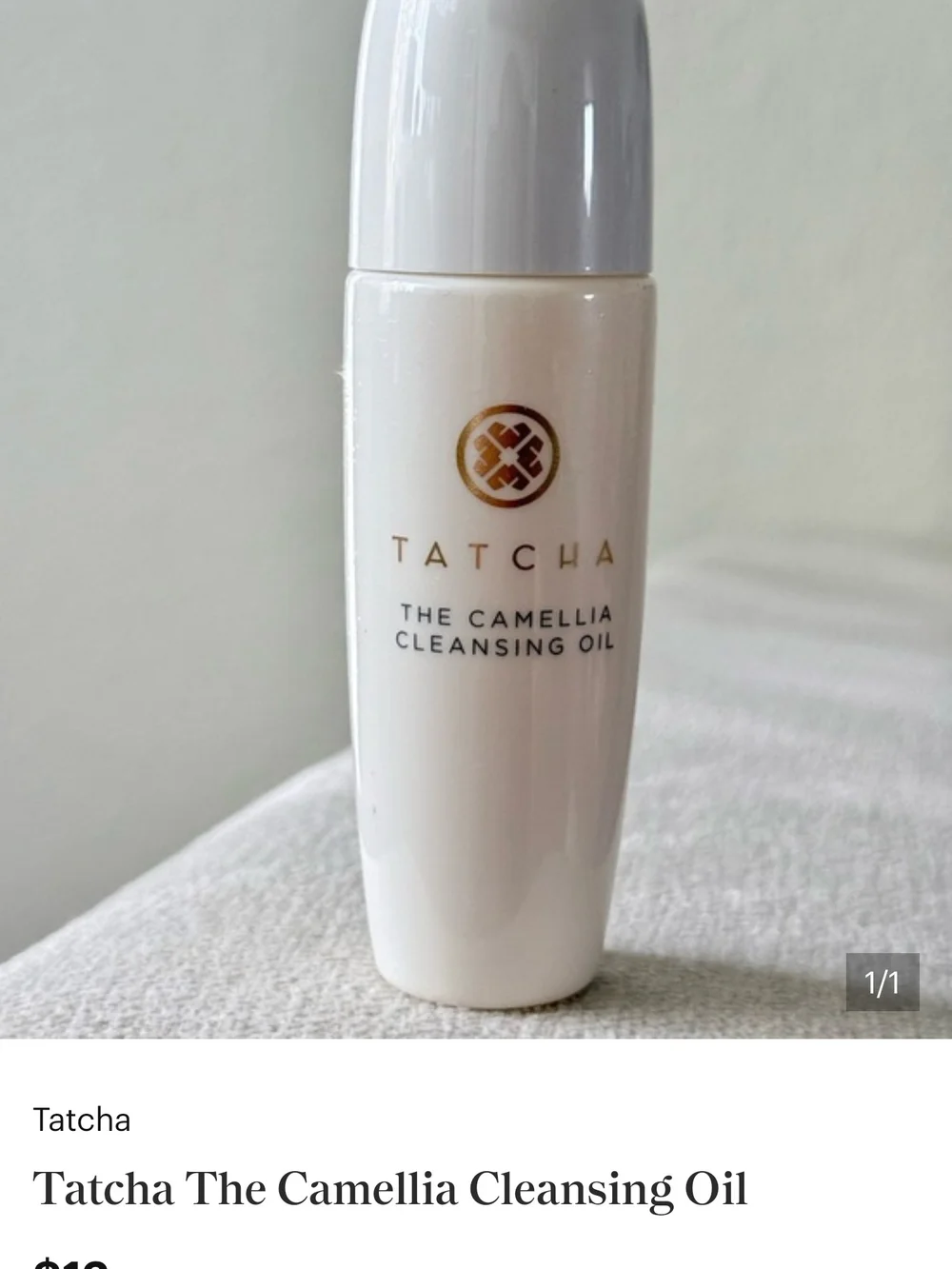 Tatcha The Camellia Cleansing Oil Travel Size NIB